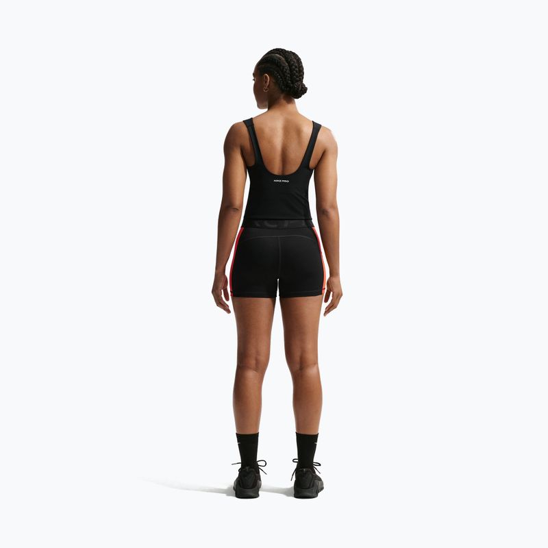 Dámske tréningové tričko Nike Pro Sculpt Medium Support Padded Tank black/white 3