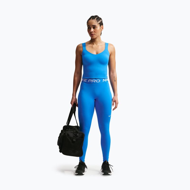 Dámske tréningové tričko Nike Pro Sculpt Medium Support Padded Tank light photoblue/white 2
