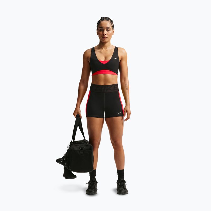 Dámske tréningové šortky Nike Pro Sculpt Dri-Fit High-Waisted Biker 5" black/light crimson/white 2