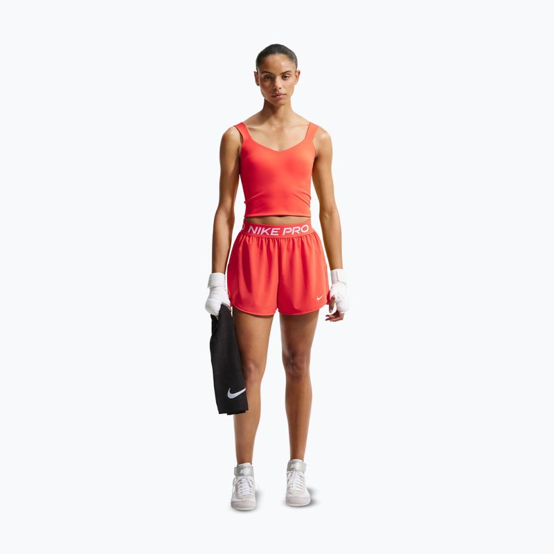 Dámske tréningové tričko Nike Pro Sculpt Medium Support Padded Tank light crimson/white 2