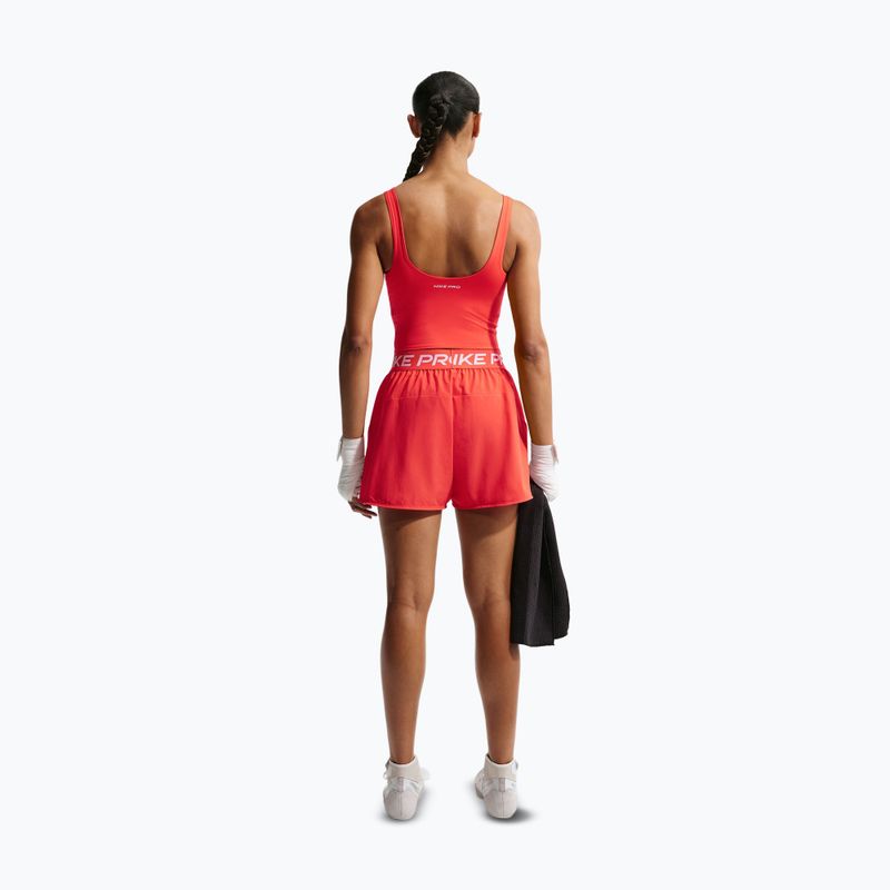 Dámske tréningové tričko Nike Pro Sculpt Medium Support Padded Tank light crimson/white 3