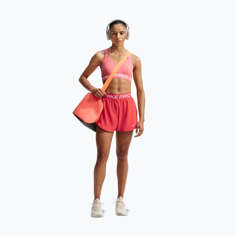 Dámske tréningové šortky Nike Pro 2in1 light crimson/white 2