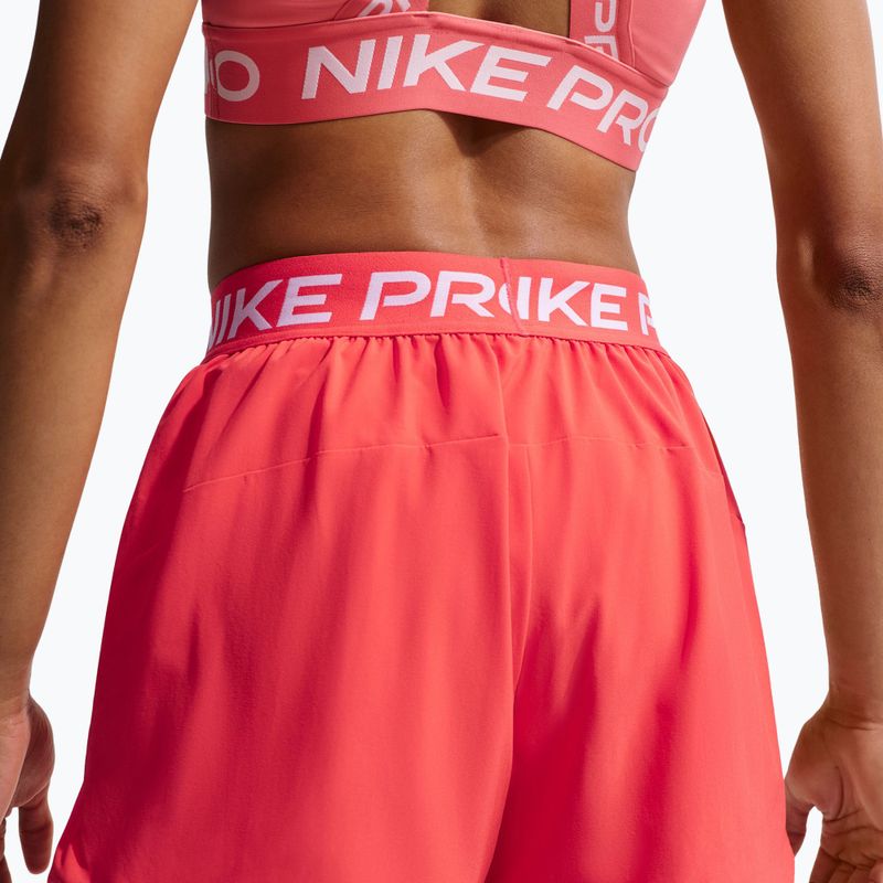 Dámske tréningové šortky Nike Pro 2in1 light crimson/white 6