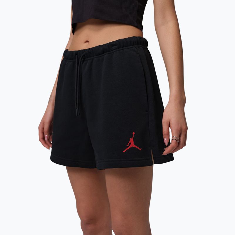 Dámske šortky Jordan Fleece black/gym red 4