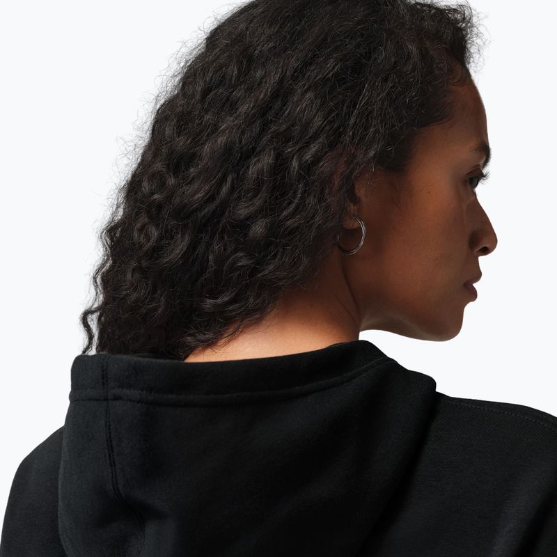 Dámska mikina Jordan Fleece Hoodie black/gym red 5