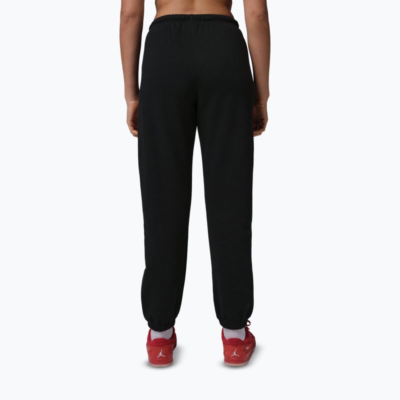 Dámske nohavice Jordan Fleece black/gym red 3