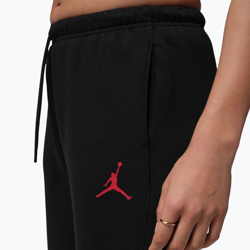 Dámske nohavice Jordan Fleece black/gym red 4