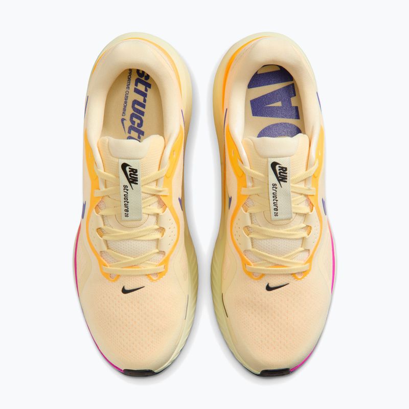 Pánske bežecké topánky Nike Structure 26 alabaster/hyper violet/indigo burst 5