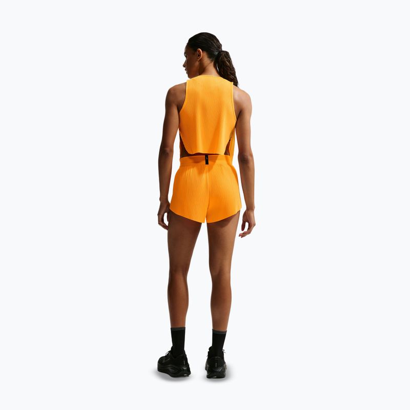 Dámske bežecké šortky Nike AeroSwift Dri-Fit ADV Mid-Rise 3" laser orange/black/white/black 3