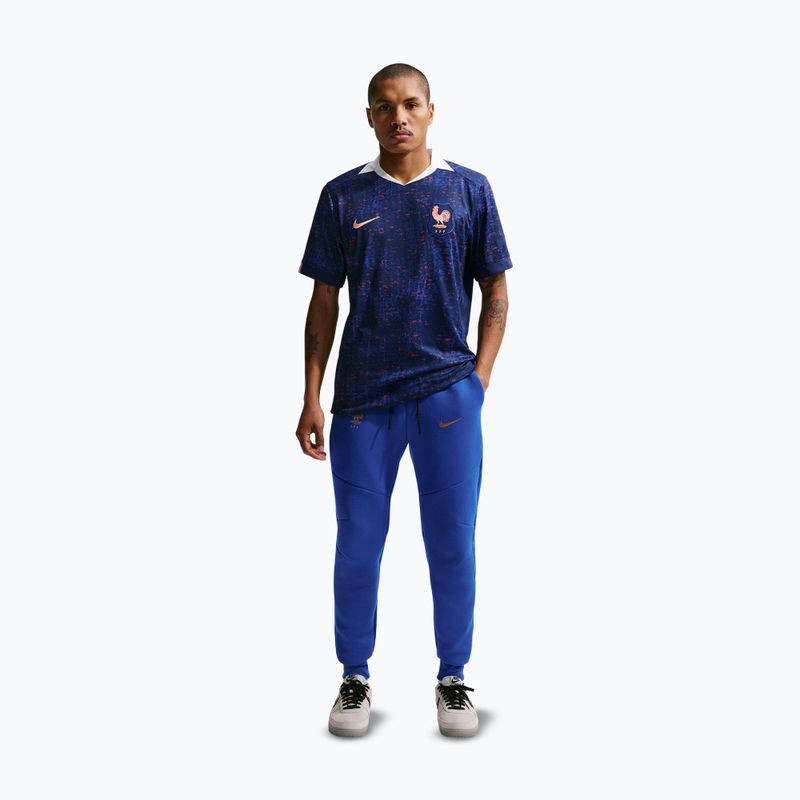 Pánske futbalové nohavice Nike FFF Tech Fleece Joggers game royal/metallic copper 2