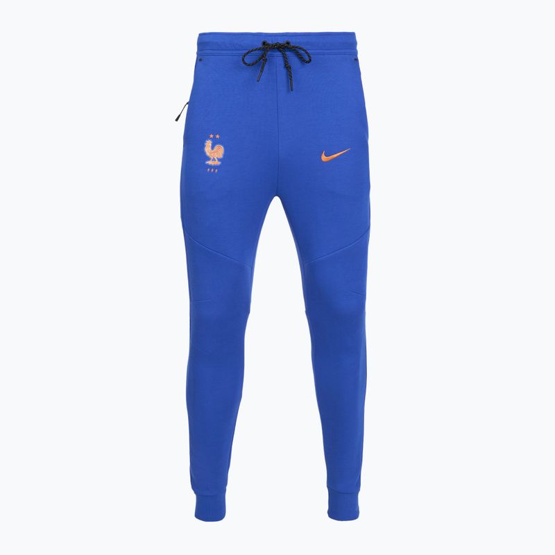 Pánske futbalové nohavice Nike FFF Tech Fleece Joggers game royal/metallic copper 6
