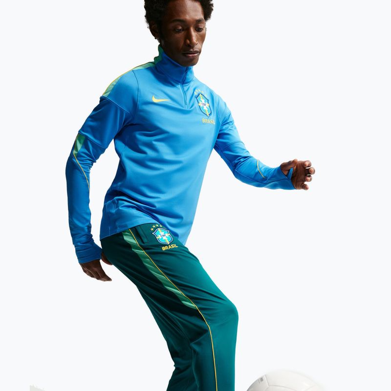 Pánske futbalové nohavice Nike Brazil Academy Pro Dri-Fit geode teal/light mint/midwest gold 4