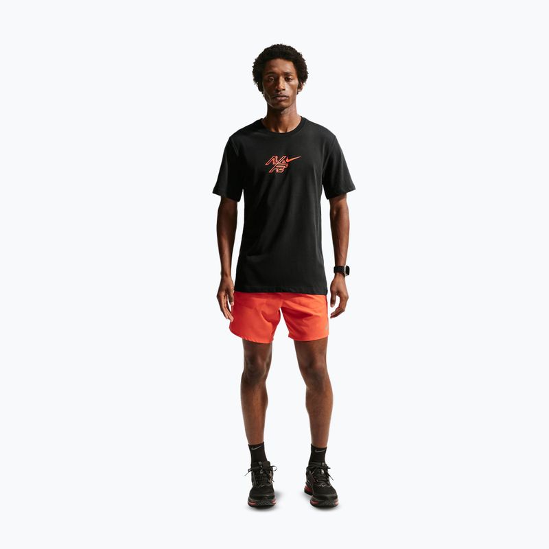 Pánske bežecké tričko Nike AeroSwift Dri-Fit black/bright crimson 2
