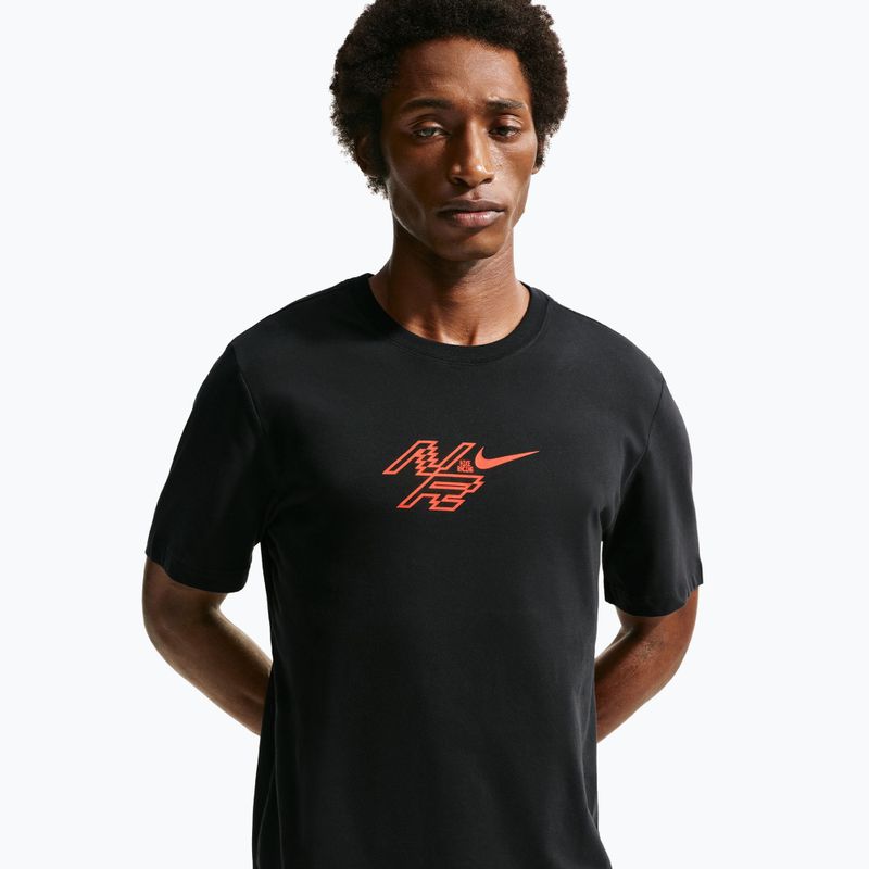 Pánske bežecké tričko Nike AeroSwift Dri-Fit black/bright crimson 4