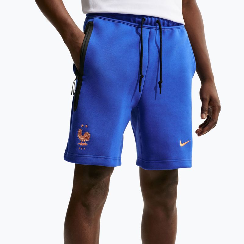 Pánske futbalové šortky Nike FFF Tech Fleece game royal/metallic copper