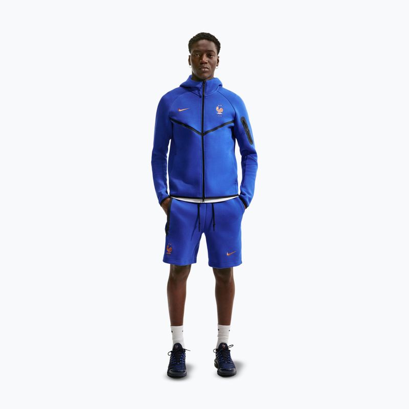 Pánske futbalové šortky Nike FFF Tech Fleece game royal/metallic copper 2