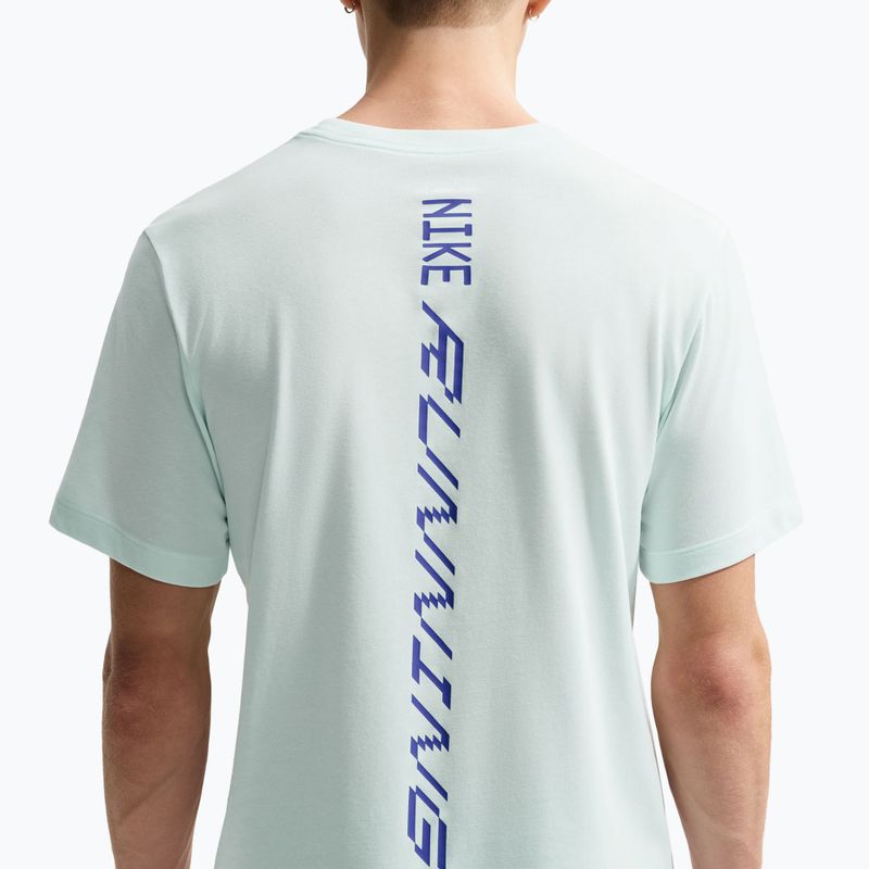 Pánske bežecké tričko Nike AeroSwift Dri-Fit barely green/lapis 5