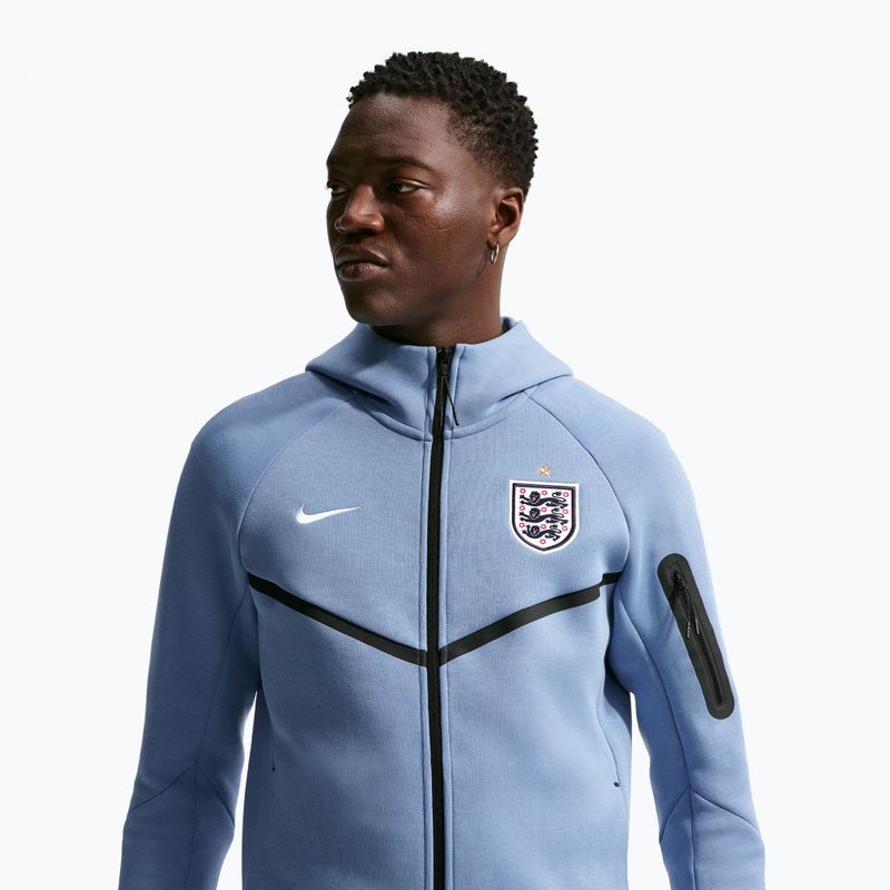 Pánska mikina Nike England Tech Fleece Windrunner Full Zip work blue/white 4