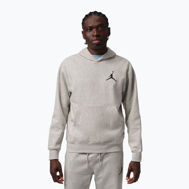 Pánska mikina Jordan Pullover Hoodie grey heather/black