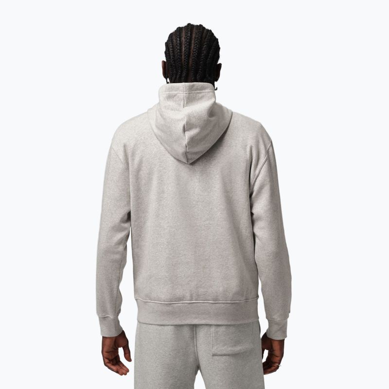 Pánska mikina Jordan Pullover Hoodie grey heather/black 3
