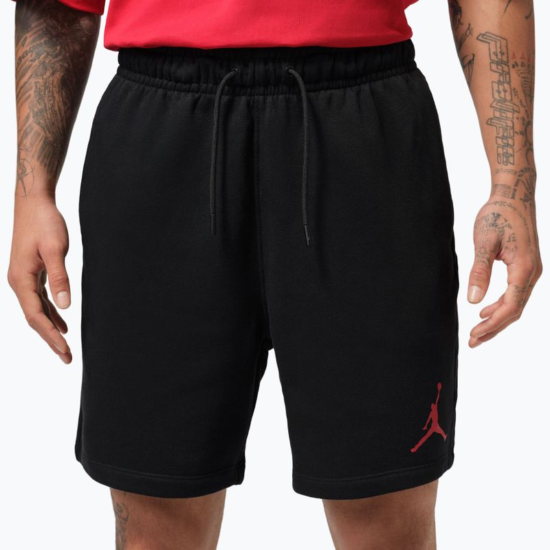 Pánske šortky Jordan Fleece black/gym red 4
