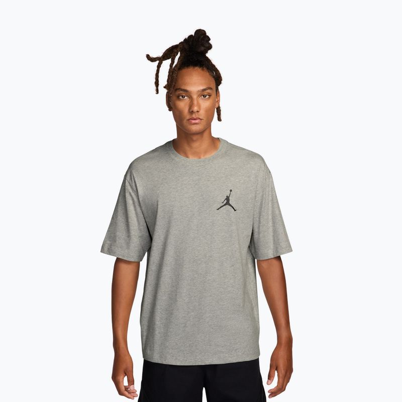 Pánske tričko Jordan grey heather/black