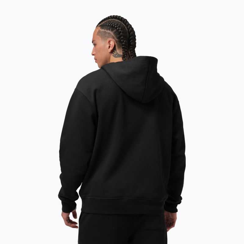 Pánska mikina Jordan Pullover Hoodie black/gym red 3
