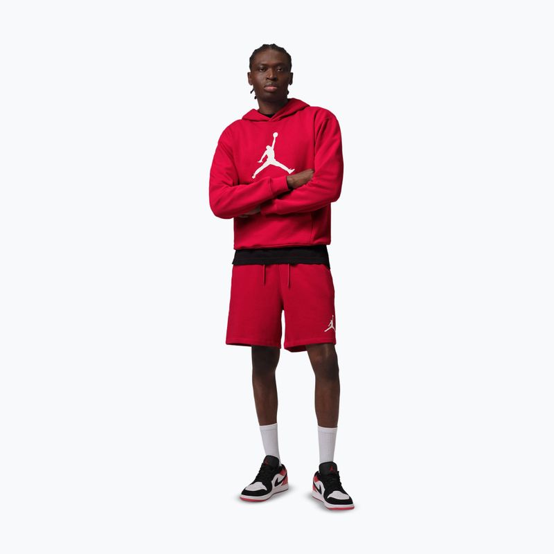 Pánske šortky Nike Jordan Fleece gym red/white 2
