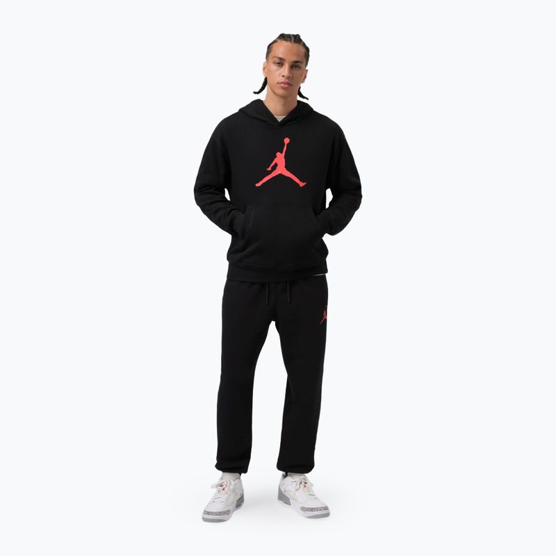 Pánske nohavice Jordan black/gym red 2
