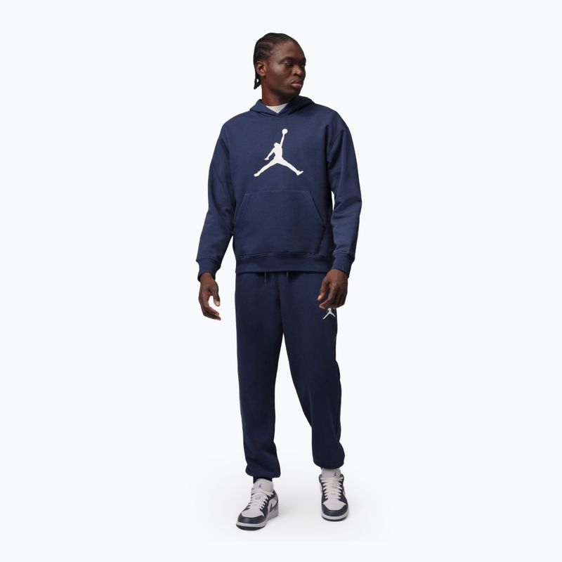 Pánska mikina Nike Jordan Pullover Hoodie midnight navy/white 2
