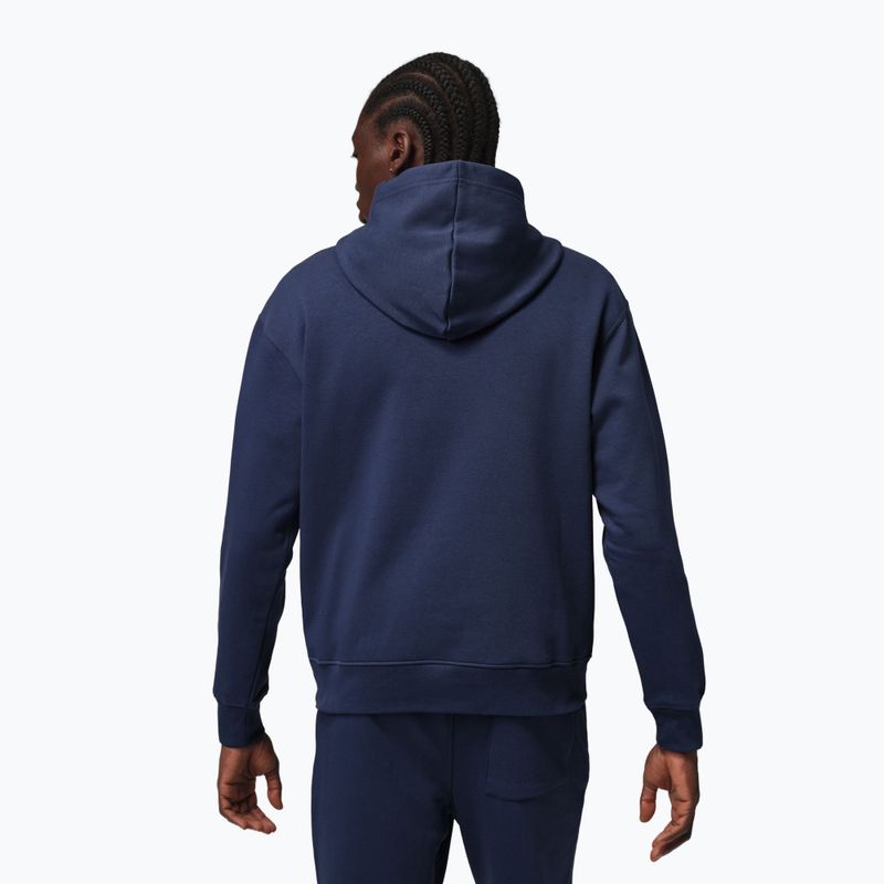 Pánska mikina Nike Jordan Pullover Hoodie midnight navy/white 3