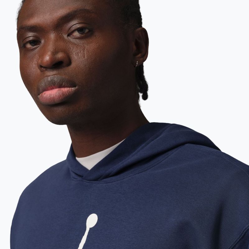 Pánska mikina Jordan Pullover Hoodie midnight navy/white 5