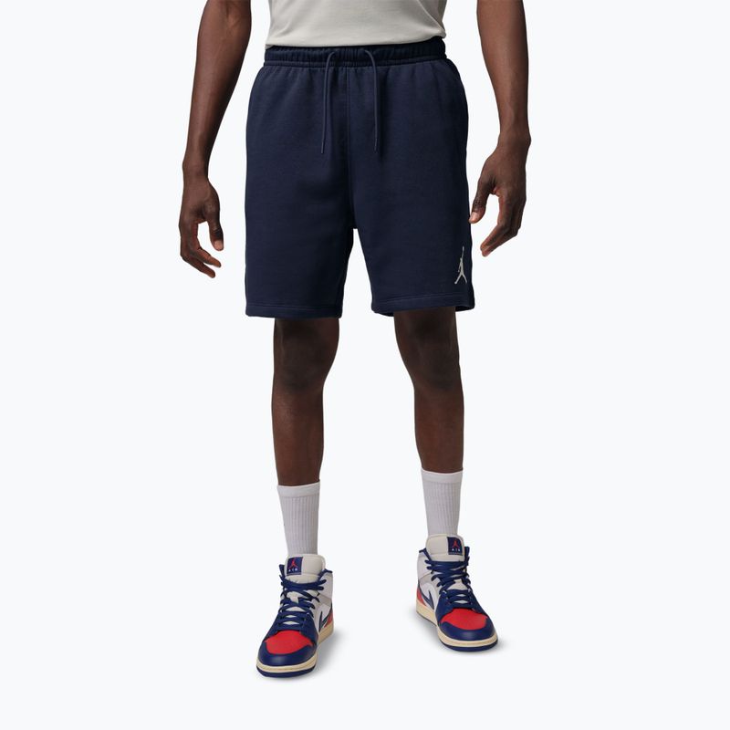 Pánske šortky Jordan Fleece midnight navy/white