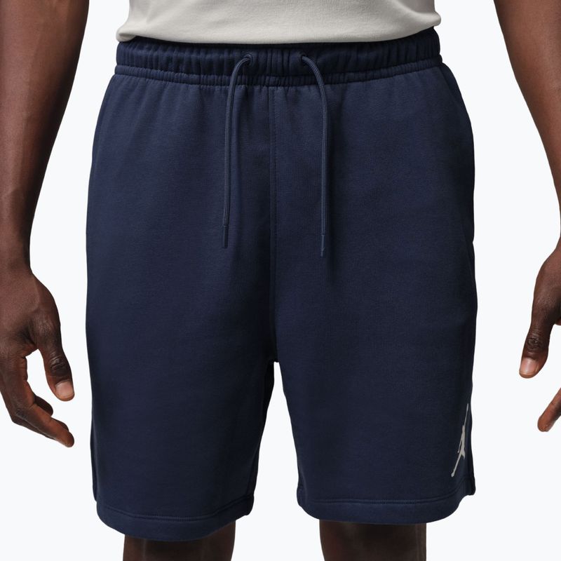 Pánske šortky Jordan Fleece midnight navy/white 3