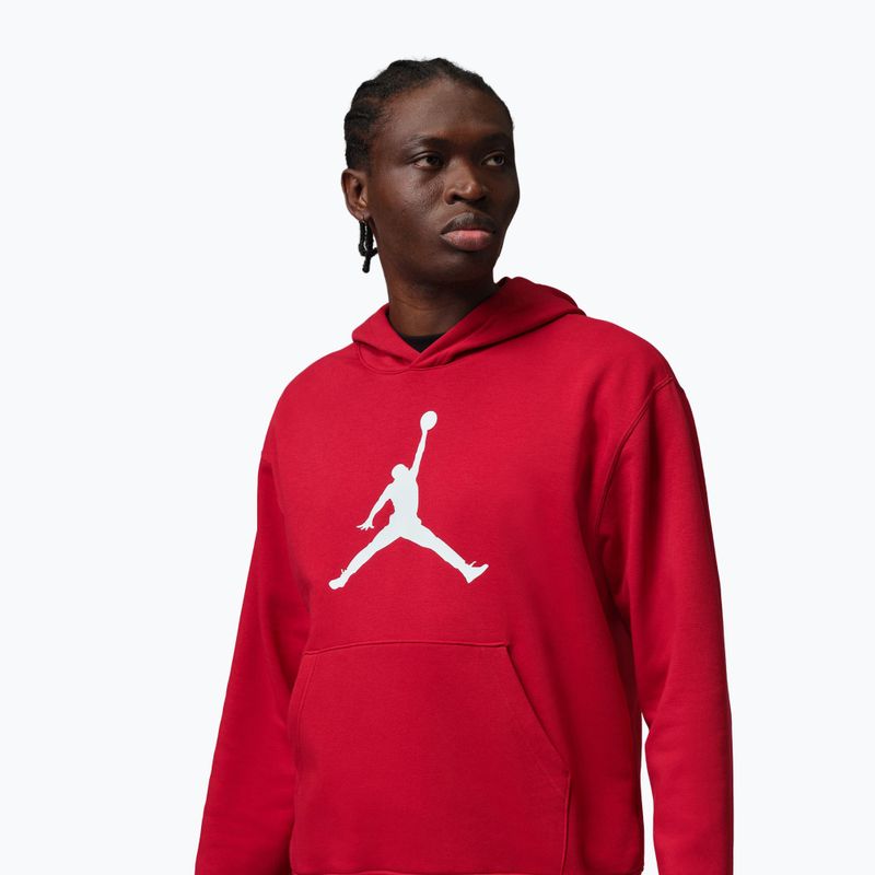 Pánska mikina Jordan Pullover Hoodie gym red/white 3