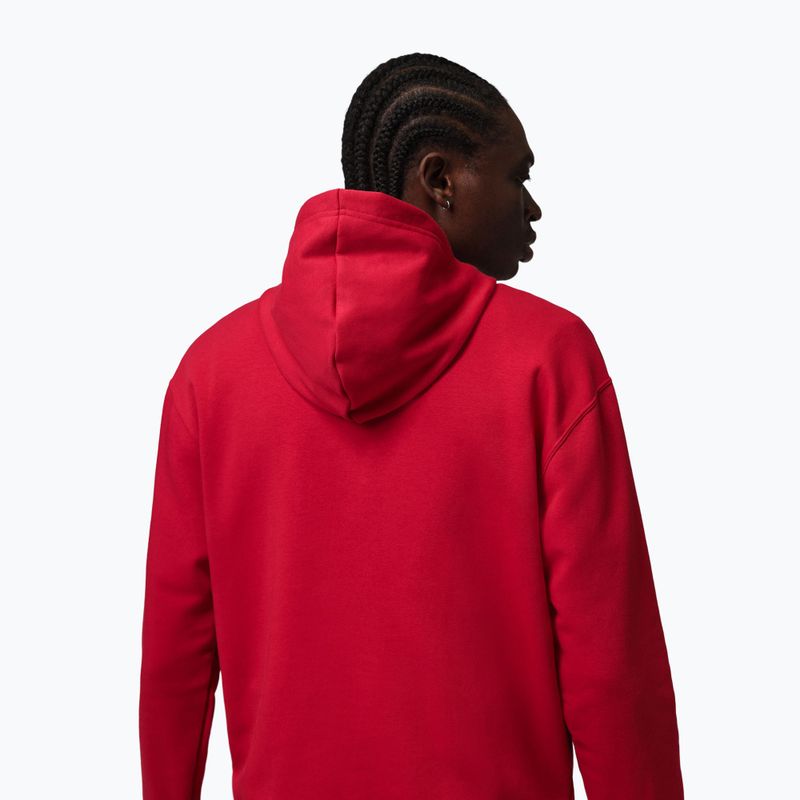 Pánska mikina Jordan Pullover Hoodie gym red/white 4