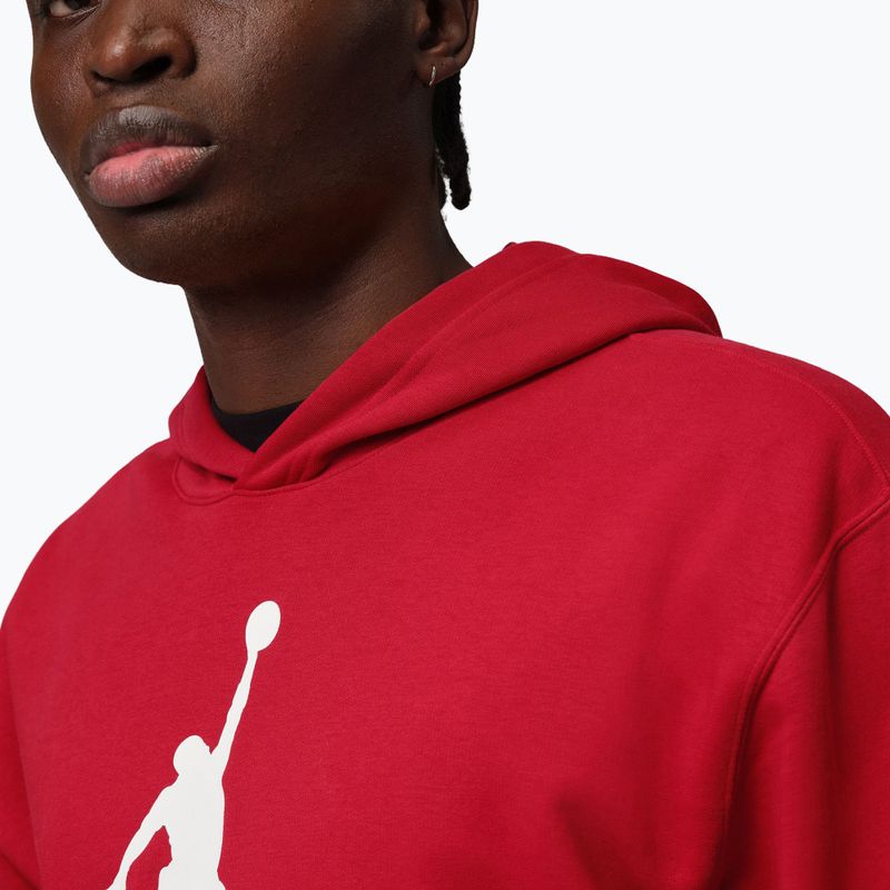Pánska mikina Jordan Pullover Hoodie gym red/white 5