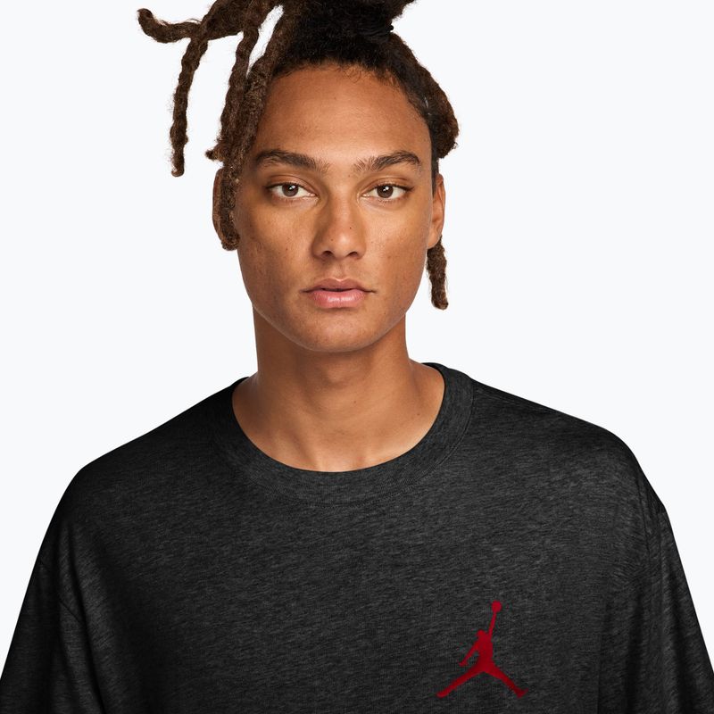 Pánske tričko Jordan black/gym red 3