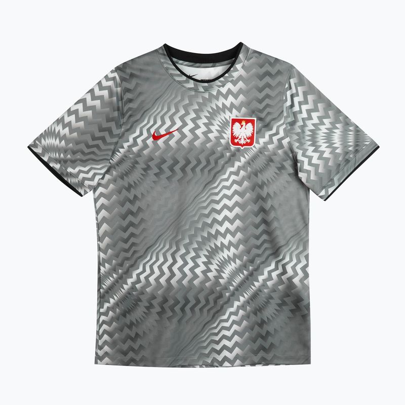 Pánsky futbalový dres Nike Dri-Fit Poland Pre-Match 2026 pure platinum/cool grey 3