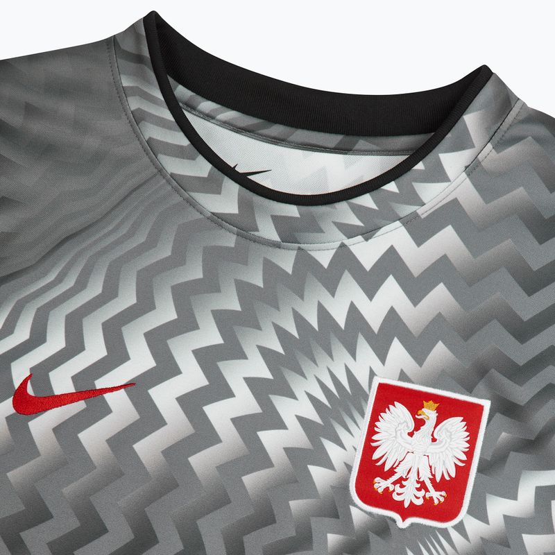 Pánsky futbalový dres Nike Dri-Fit Poland Pre-Match 2026 pure platinum/cool grey 4