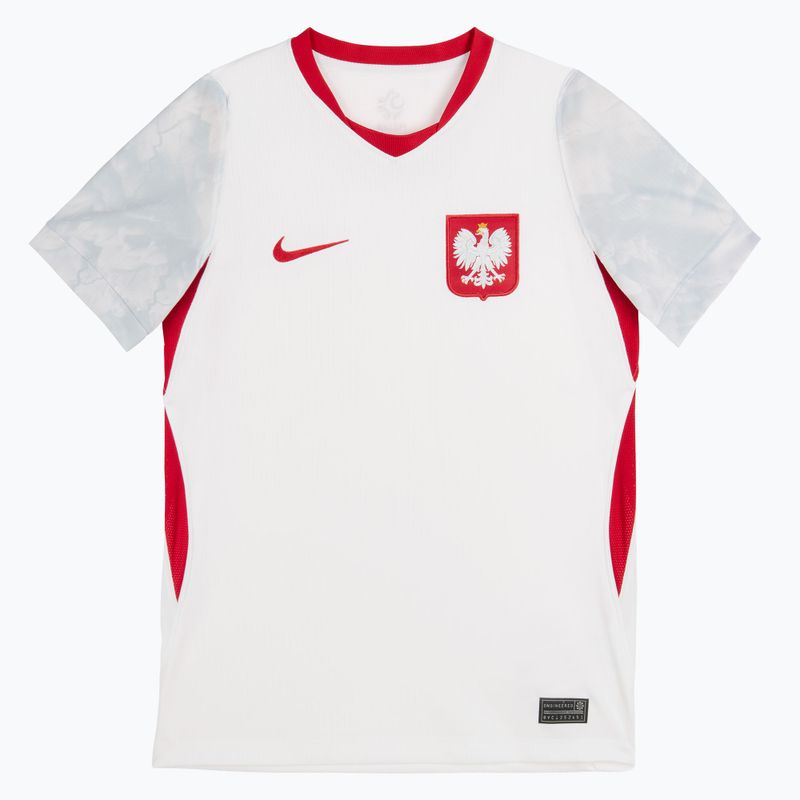 Detský futbalový dres Nike Dri-Fit Poland Stadium Home 2026 white/field silver 3