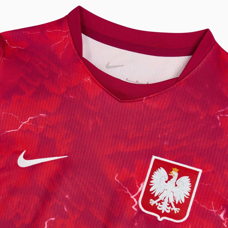 Dámsky futbalový dres Nike Dri-Fit Poland Stadium Away 2026 noble red/sport red 4