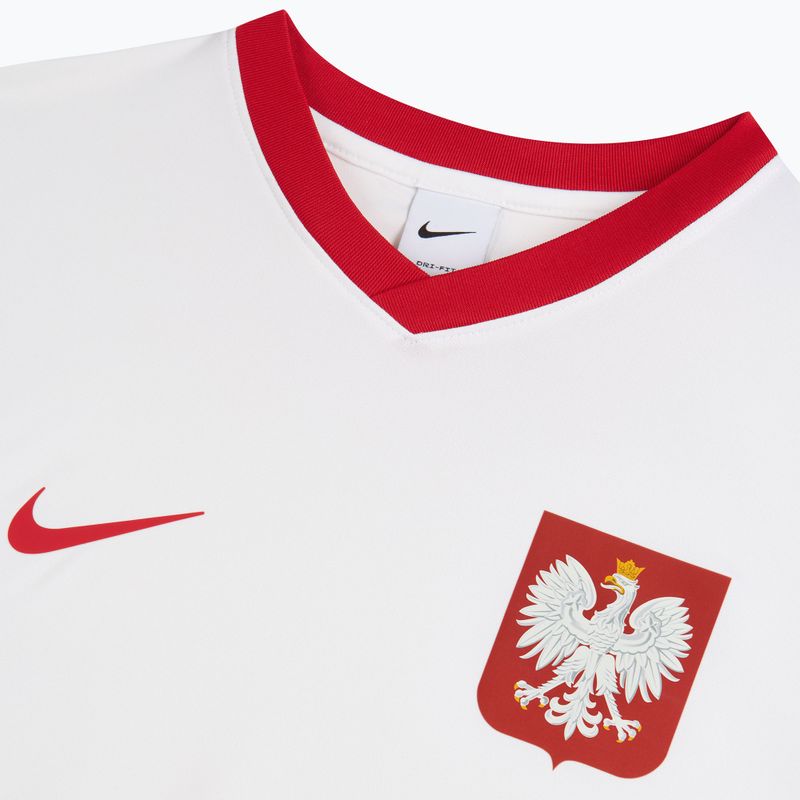 Pánske futbalové tričko Nike Dri-Fit Poland Home 2026 white/field silver 4