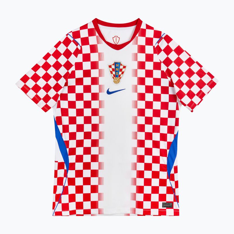 Pánske futbalové tričko Nike Dri-Fit Croatia Stadium Home 2026 white/university red 3