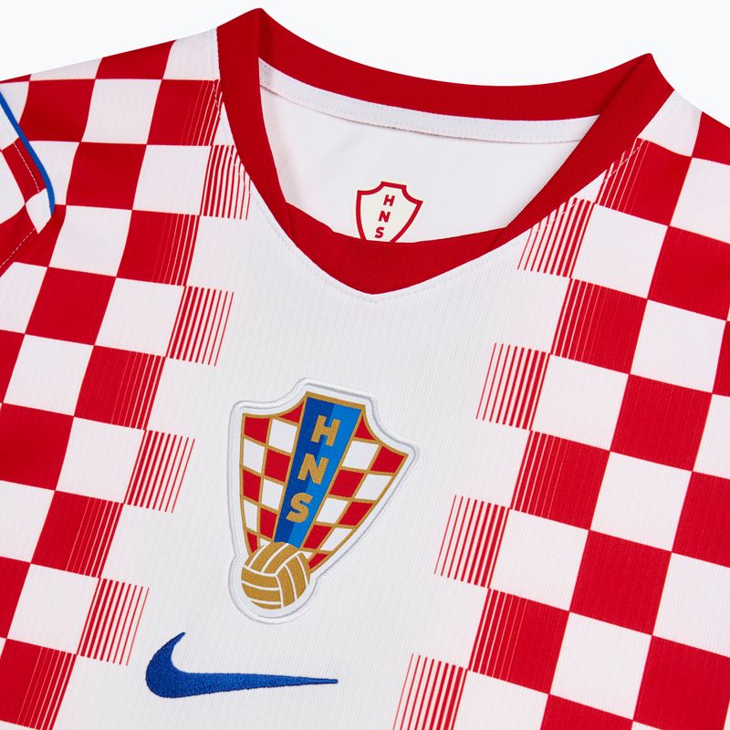Pánsky futbalový dres Nike Dri-Fit Croatia Stadium Home 2026 white/university red 4