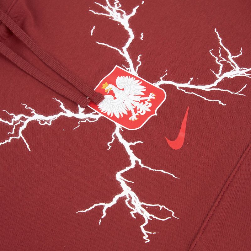 Pánska mikina Nike Pullover Hoodie team red 3