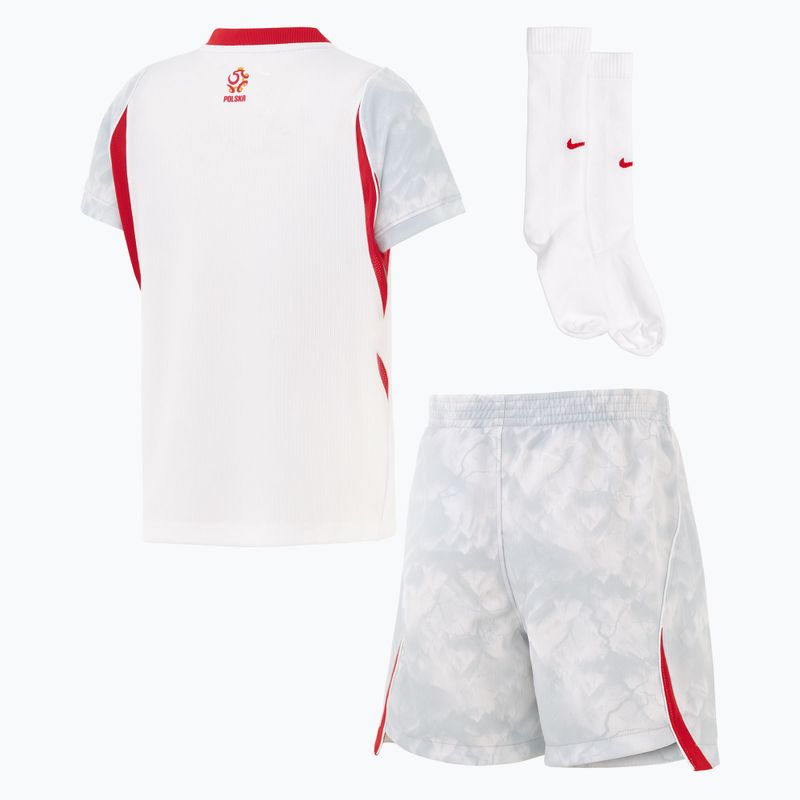 Detská futbalová súprava Nike Dri-Fit Poland Stadium Home Kit white/field silver 2
