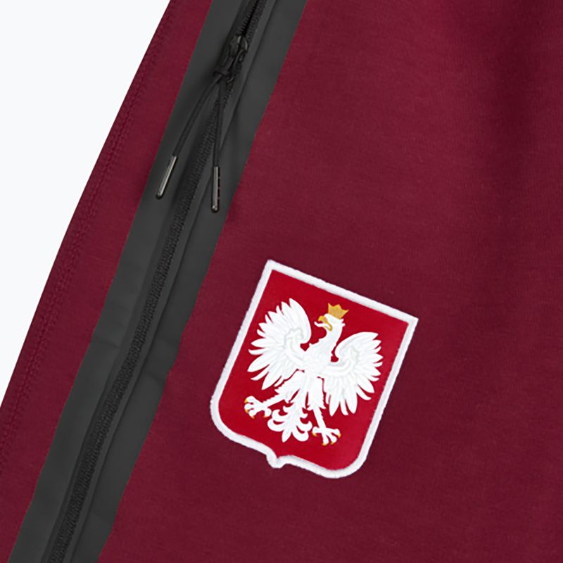 Pánske futbalové nohavice Nike Tech Fleece Poland Jogger team red 4