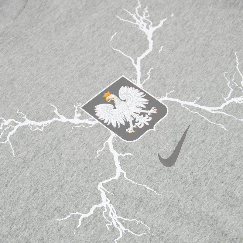 Pánsky futbalový dres Nike Graphic Poland dark grey heather 3