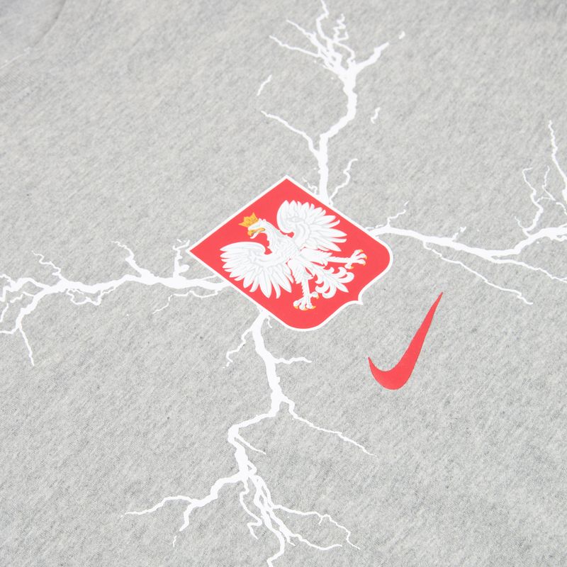 Pánsky futbalový dres Nike Graphic Poland dark grey heather 3